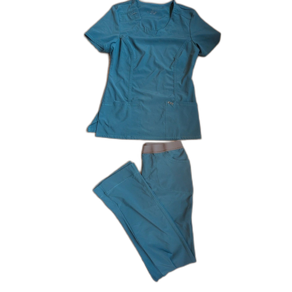 Cherokee Infinity Scrub Set - Caribbean Blue (S / S Tall)